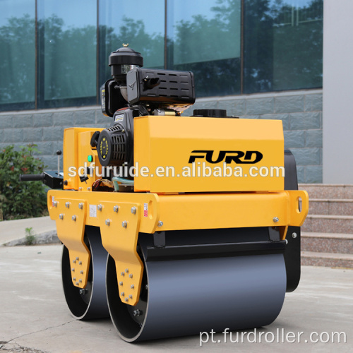 Compactador de rolo de bebê com tambor duplo de 550 kg (FYL-S600C)